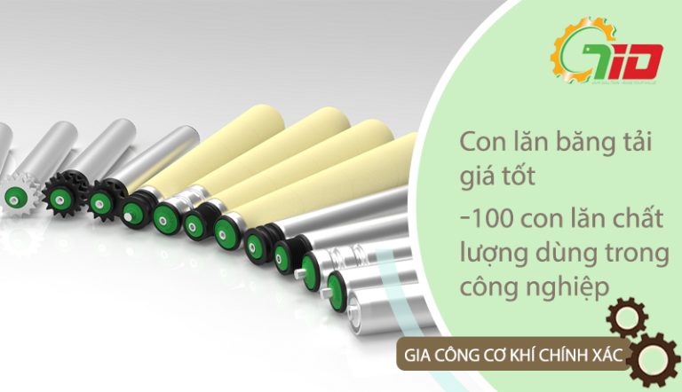 Con lăn băng tải giá tốt – Hơn 100 mẫu con lăn chất lượng dùng trong công nghiệp